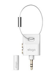 Elago Keyring Headphone Splitter, White