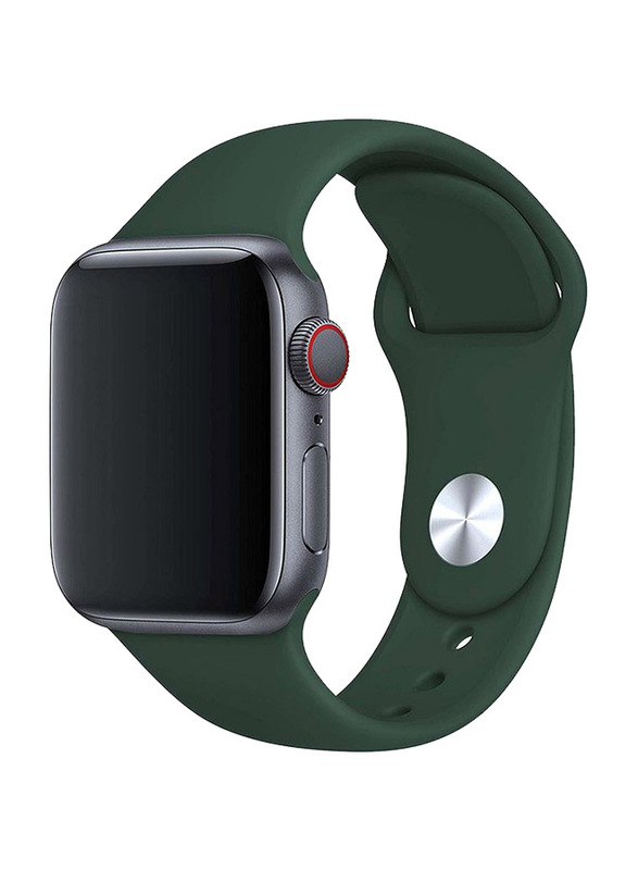 BeHello Premium Silicone Strap for Apple Watch 42mm/44mm, Green