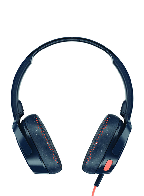Skullcandy Riff 3.5 mm Jack On-Ear Headphones with Mic, Blue