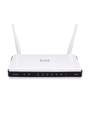 D-Link DL-DIR825 N Quad Band Wireless Home Router, White