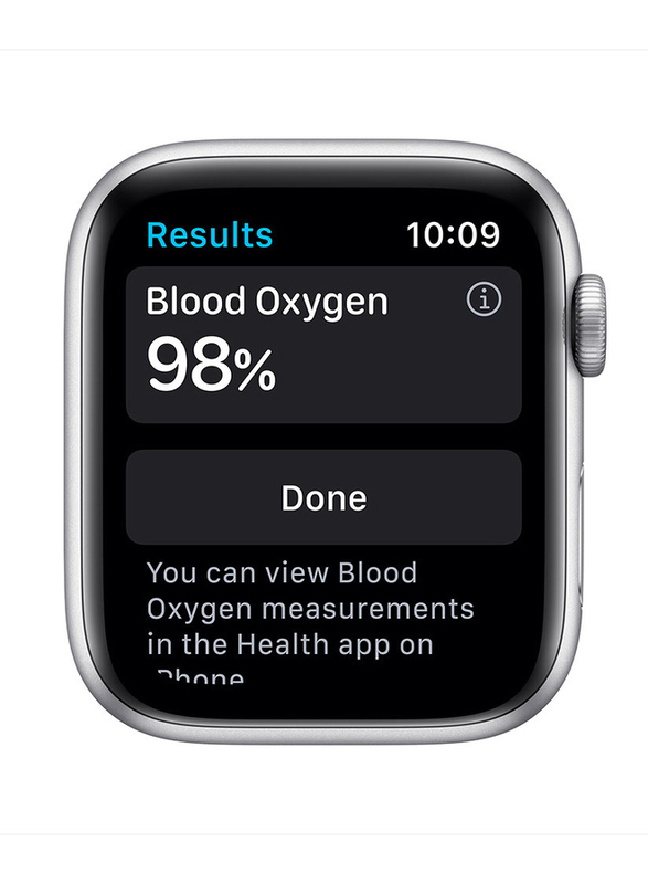 Apple Watch Series 6 - 40mm Smartwatch, GPS, Silver Aluminum Case with White Sport Band