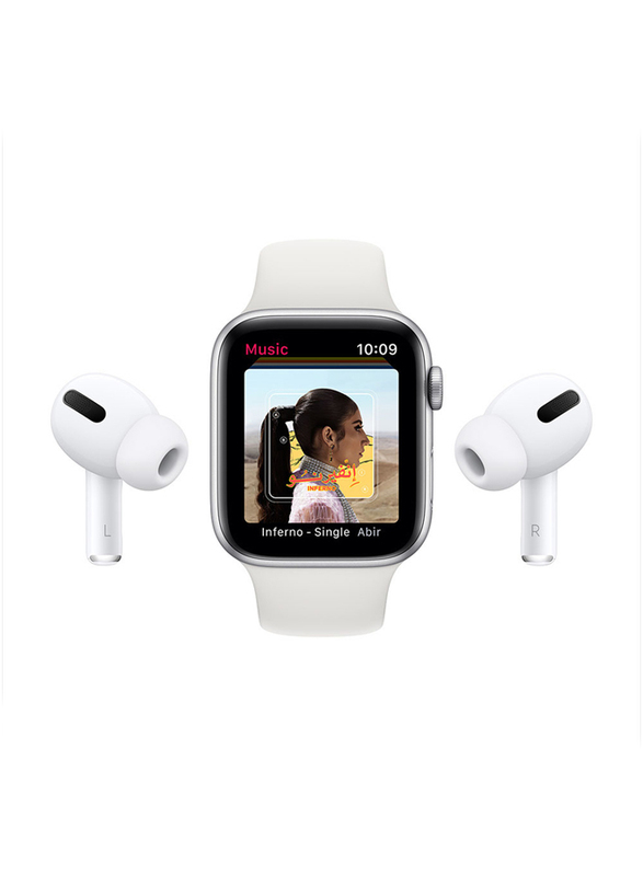 Apple Watch Series 6 - 40mm Smartwatch, GPS, Silver Aluminum Case with White Sport Band