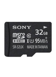 Sony 32GB SR32UXA High Speed microSDHC Memory Card, Black