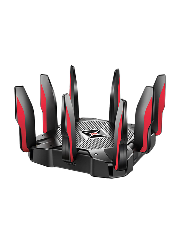 TP-Link Archer Gaming Mu-mimo Tri-Band Router AC5400, Black/Red