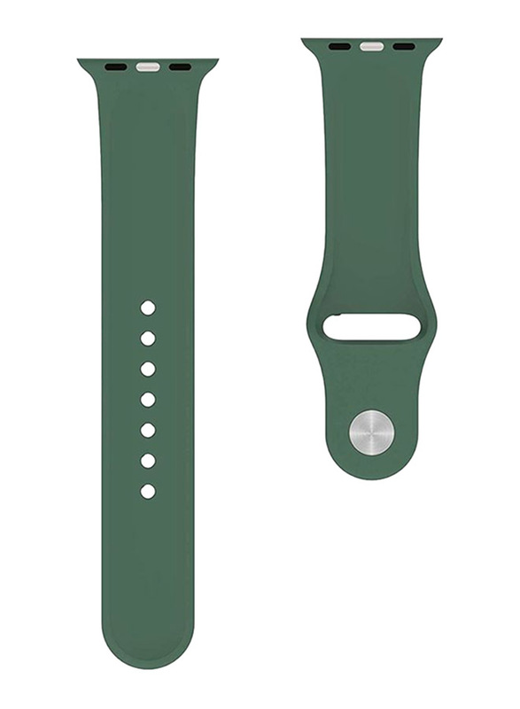 BeHello Premium Silicone Strap for Apple Watch 42mm/44mm, Green