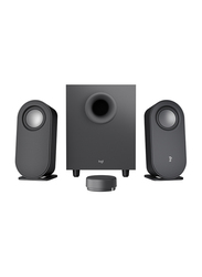 Logitech Z407 2.1 Speaker System, with Subwoofer and Wireless Control, Graphite Grey