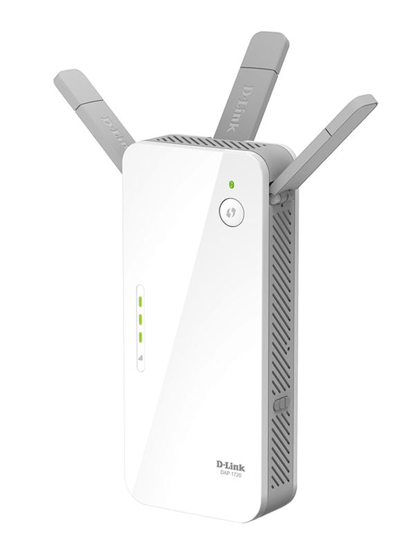 D-Link DL-DAP1720 Dual Band Wi-Fi Range Extender AC1750, White