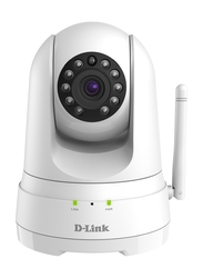 Dlink WiFi Indoor Security Camera, Full HD, Pan & Tilt, 2 Way Audio, White