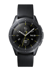 Samsung Galaxy R810 - 42mm Smartwatch, 1.2 inch Display, GPS/Bluetooth/Wi-Fi, Midnight Black Case with Black Band