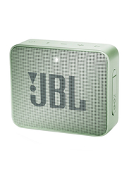 JBL Go 2 Water Resistant Portable Bluetooth Speaker, Seafoam Mint