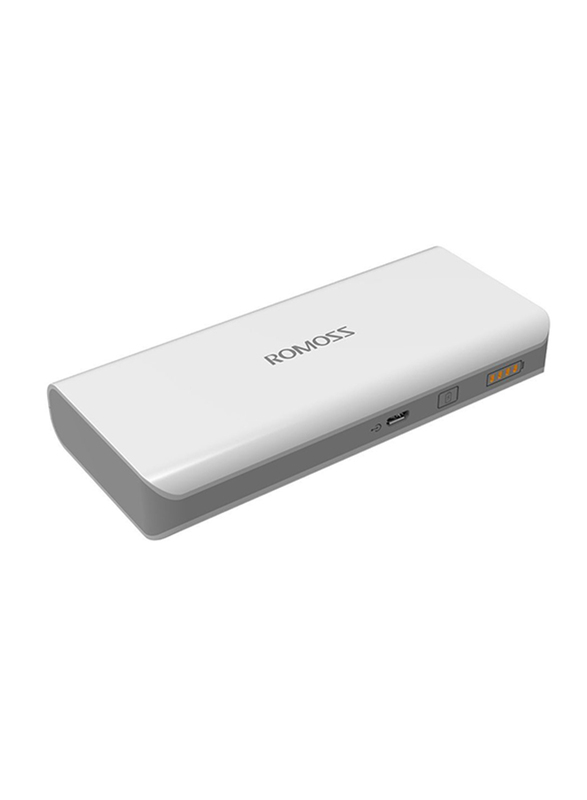 Romoss 10000mAh Solo 5 Fast Charging Power Bank, White