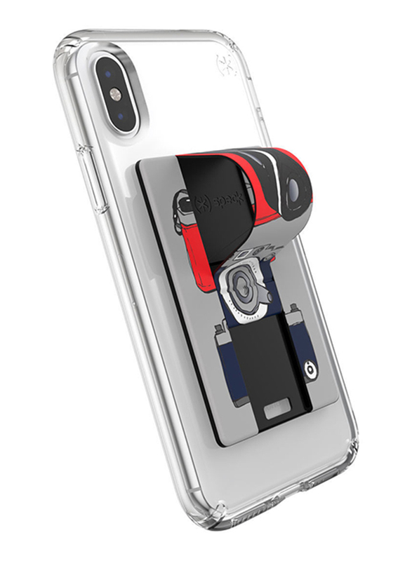 Speck GrabTab Mobile Phone Holder and Stand, Camera Grey