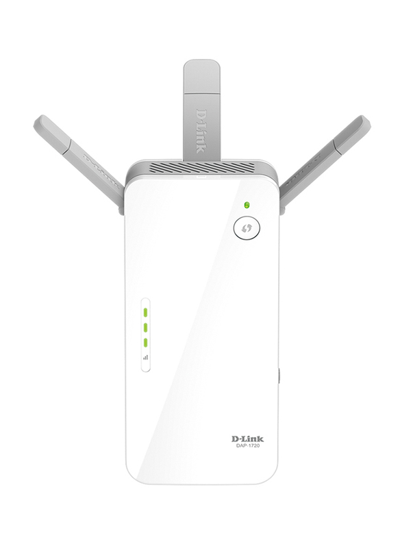 D-Link DL-DAP1720 Dual Band Wi-Fi Range Extender AC1750, White