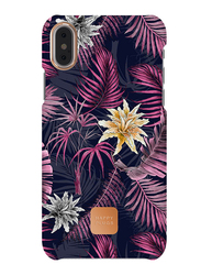 Happy Plugs Apple iPhone X Carbon Fiber Protective Mobile Phone Case Cover, Hawaiian Nights