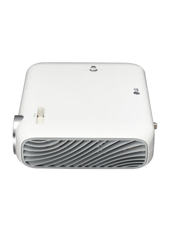 LG Minibeam PW1000G LED Wireless Portable Projector, 1000 Lumens, White