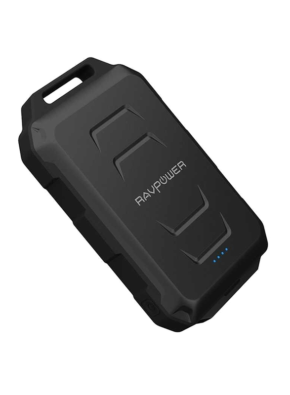 Rav Power 10050mAh RP-PB044 Fast Charging Waterproof Power Bank, Black