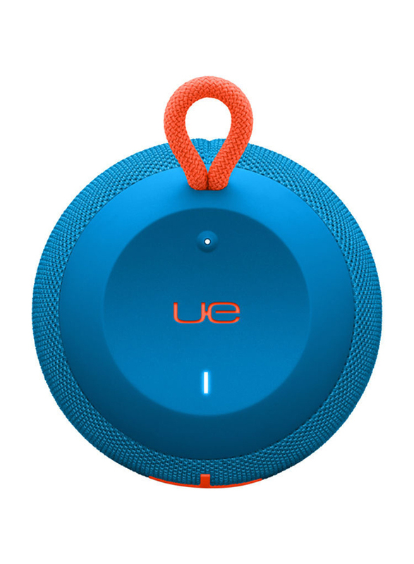 Ultimate Ears Wonderboom Water Resistant Wireless Portable Bluetooth Speaker, Blue