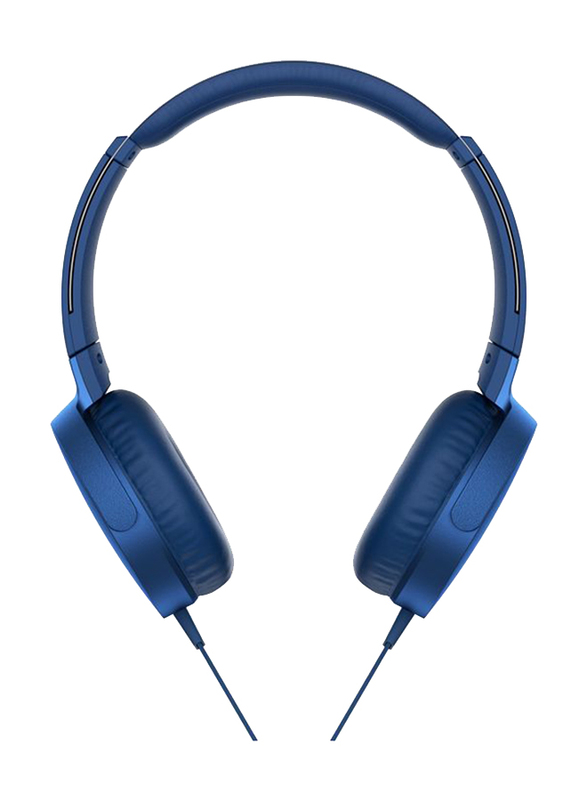 Sony MDR-XB550AP Wired Over-Ear Headphones with Extra Bass , Blue