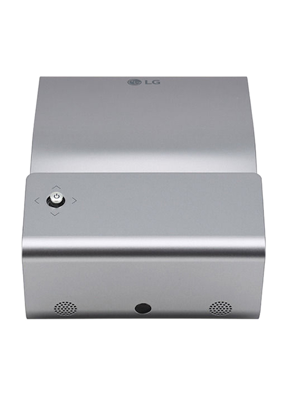 LG PH450UG Ultra Short Throw HD LED Wireless Portable Projector, 450 Lumens, Built-in Speaker, Grey