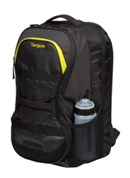 Targus Work+ Play Fitness 15.6-inch Backpack Laptop Bag, Black/Yellow