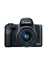 Canon EOS M50 Mirrorless Camera with EF-M15-45mm Lens, 24.1MP, 4K, Black