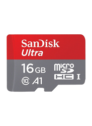 SanDisk 16GB Class 10 Ultra microSDXC Memory Card, Grey