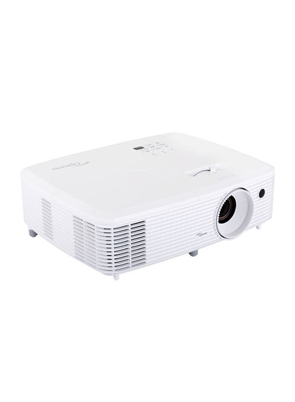 Optoma Technology HD27 FHD DLP Wireless Portable Home Theater Projector, 3200 Lumens, Built in HDCast, White