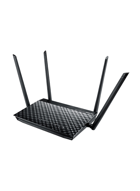 Asus ASU AC-57U RTR Dual Band Wi-Fi Router AC1200, Black