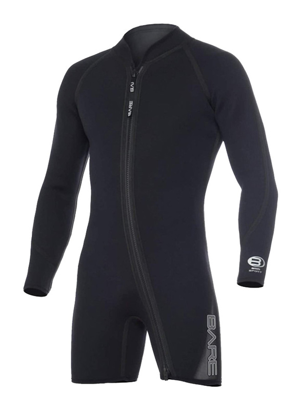 

Bare 3mm Sport Step-In Jacket for Men, Large, 005113BLK40L, Black