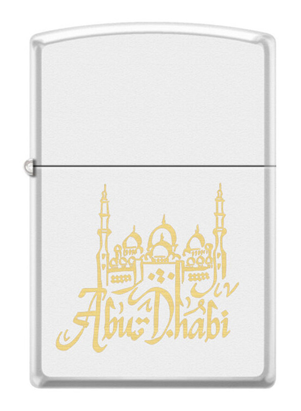 

Zippo Abudhabi Sheikh Zayed Grand Mosque Design Classic Lighter, White Matte