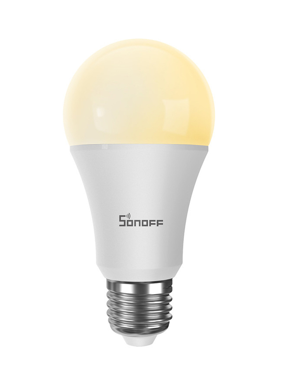 

Sonoff LBS B02-B-A60 E27, 9W Wi-Fi Smart LED Bulb, White