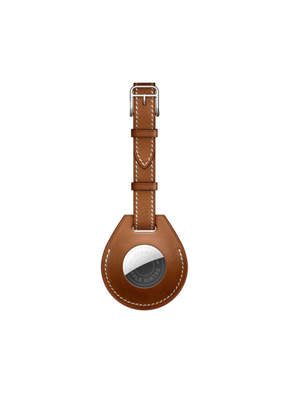 

WIWU Calfskin Luggage Tag, Brown