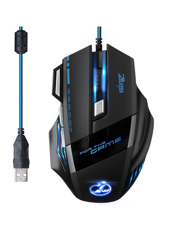 

Zelotes Wired Optical LED Gaming Mouse, Black