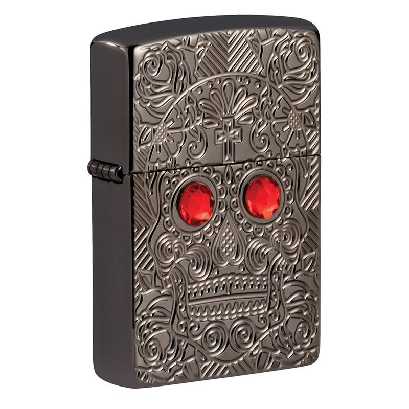 

Zippo 49300 Crystal Skull Design High Polish Windproof Lighter