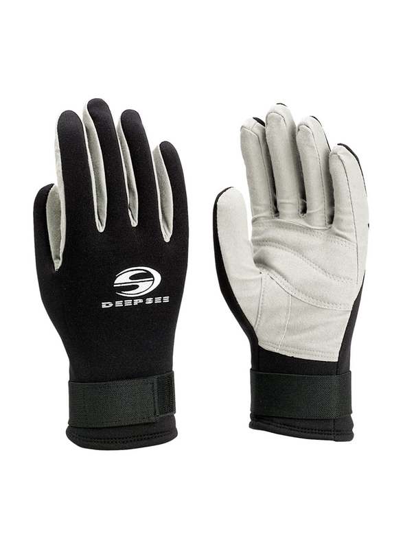 

Deep See D33415 Waterfall Diving Gloves, Large, White