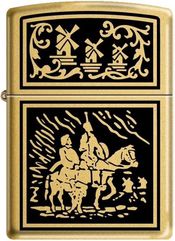 

Zippo 21126 Cl007934 La Mancha Windproof Lighter, Gold