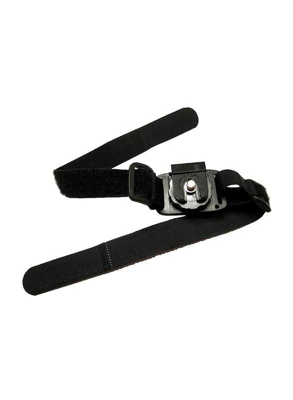 

Liquid Image Vented Helmet Mount Strap Holder for Action Cameras, Black