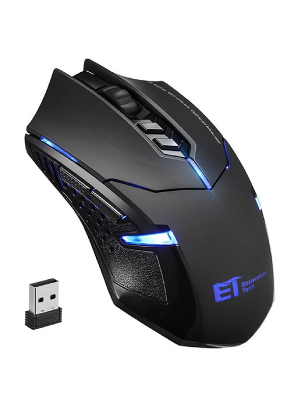 

Generic 2.4Ghz Wireless Gaming Mouse with USB Nano Receiver, GEPC066CB, Black