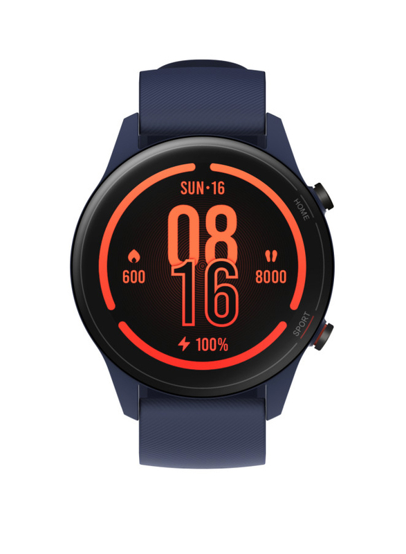 

Xiaomi Mi Smart Sport Wireless 24-Hour Heart Rate Monitor Watch with 5ATM Water Resistance and Sleep Monitor, Navy Blue