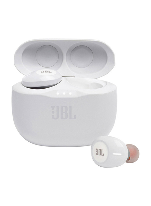 

JBL Tune 125 TWS Pure Bass Sound Wireless In-Ear Headphones, White