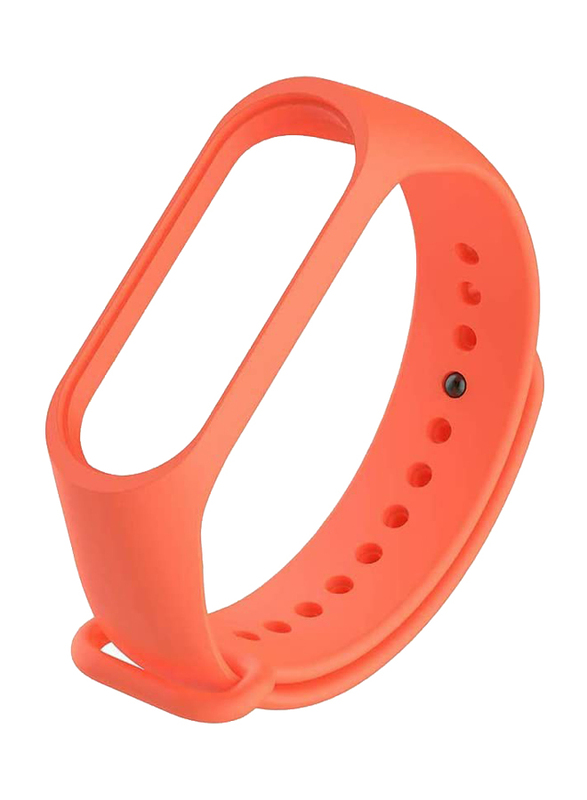 

Xiaomi Mi Silicone Replacement Soft Strap Light Weight for Mi Smart Band 3/4 Generation, Orange