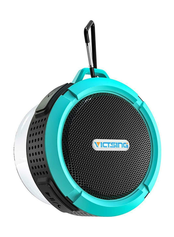 

Victsing Portable Bluetooth Speaker with Loud HD Sound, Blue/Black