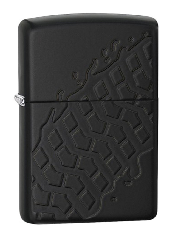 

Zippo Black Tread Mark Armor Windproof Pocket Lighter, Black