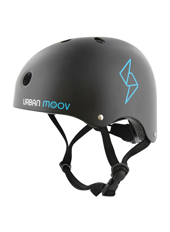 

Urban Moov UMHELMETM Protective Helmet, Medium, Black/Blue