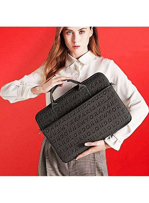 

Wiwu Cosmo 13.3-Inch Slim Case Laptop Bag with Compartment for Ultrabook, Black