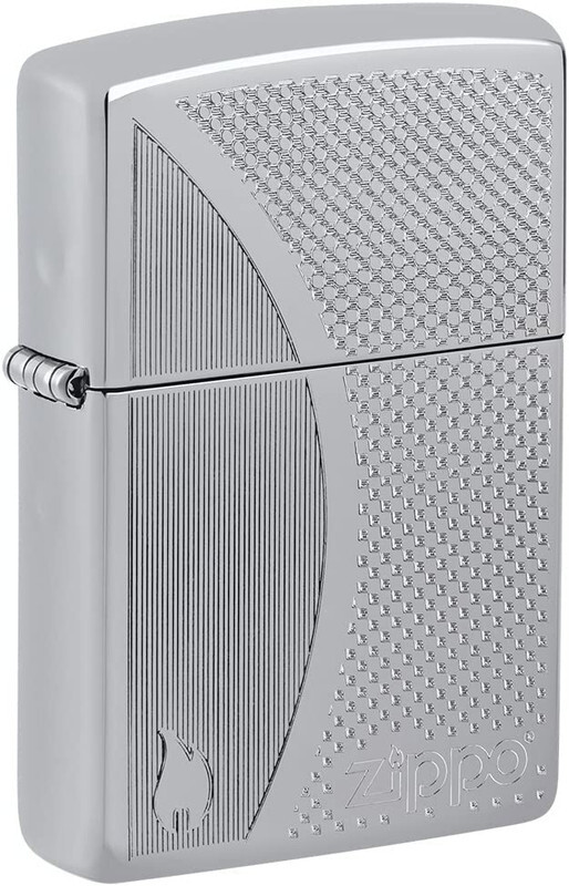 

Zippo AE184307 250 Zippo Shadow Gradiant High Polish Chrome Windproof Lighter