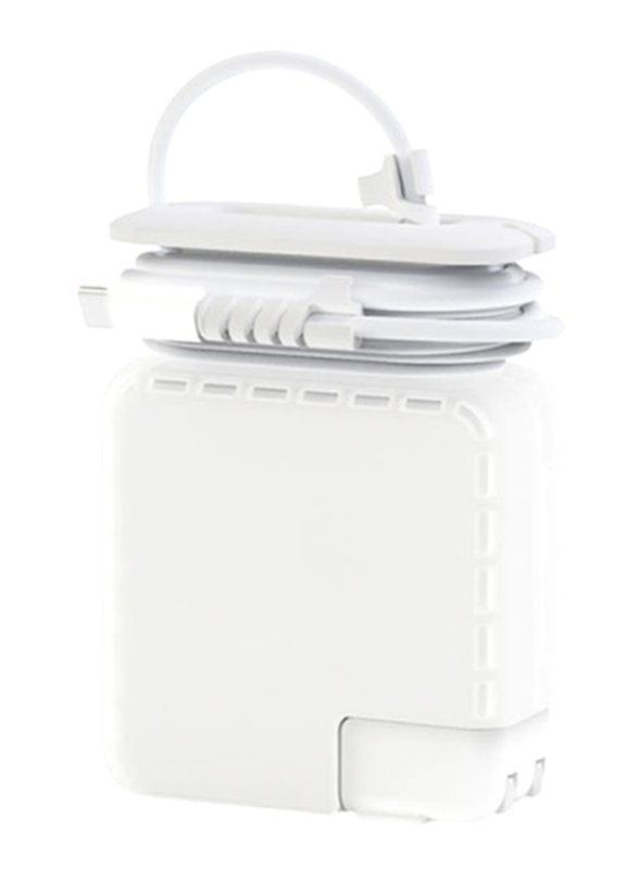 

WiWu Power Adapter Case with Cord Winder and Cable Protector for 61W Adaptors, White