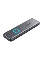 Vava 512 GB SSD External Prtable Hard Drive with LED Indicator Shock Resistant, USB 3.1, Grey/Black