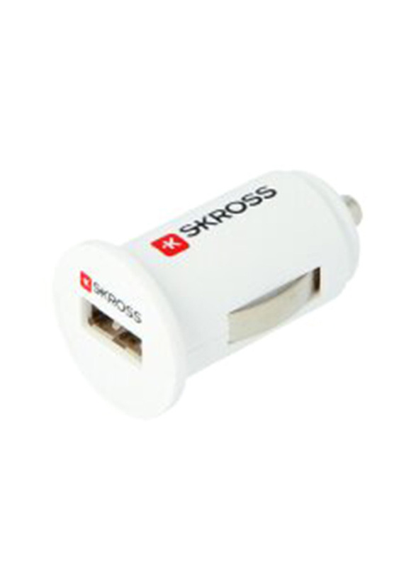 

Skross Midget USB Car Charger, White