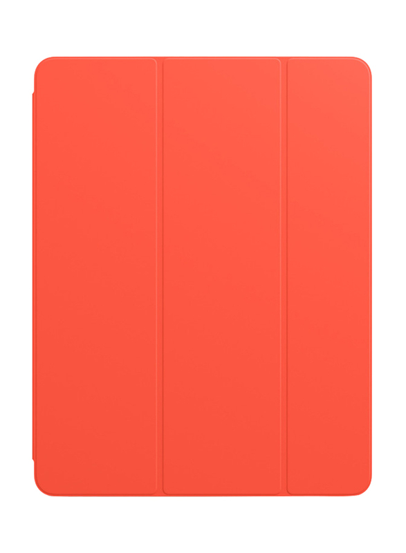 

Apple iPad Pro 12.9-inch (5th Generation) Smart Folio Polyurethane Mobile Phone Case Cover, Electric Orange